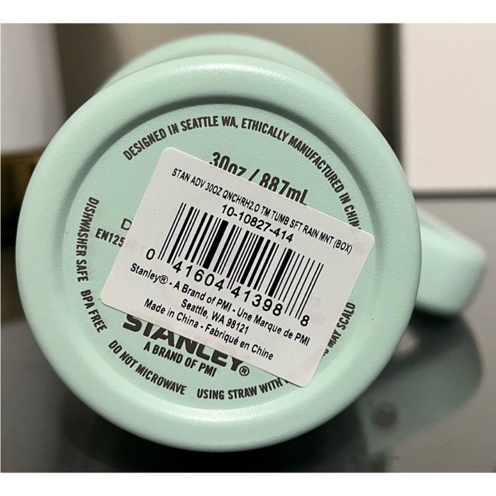 π¦π NWT STANLEY | Quencher H2.0 Flowstate Clean Slate Mint Rain 30z - Picture 3 of 3